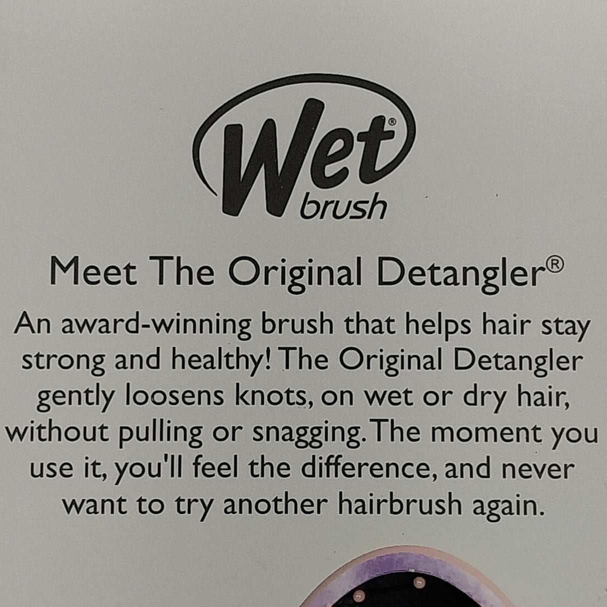WET BRUSH (4 PACK) Original Detangler Hair Brush Pink / Purple Watermark Pattern from PayWut