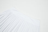 MM MINI PLEATS - WHITE. from Mia Mod