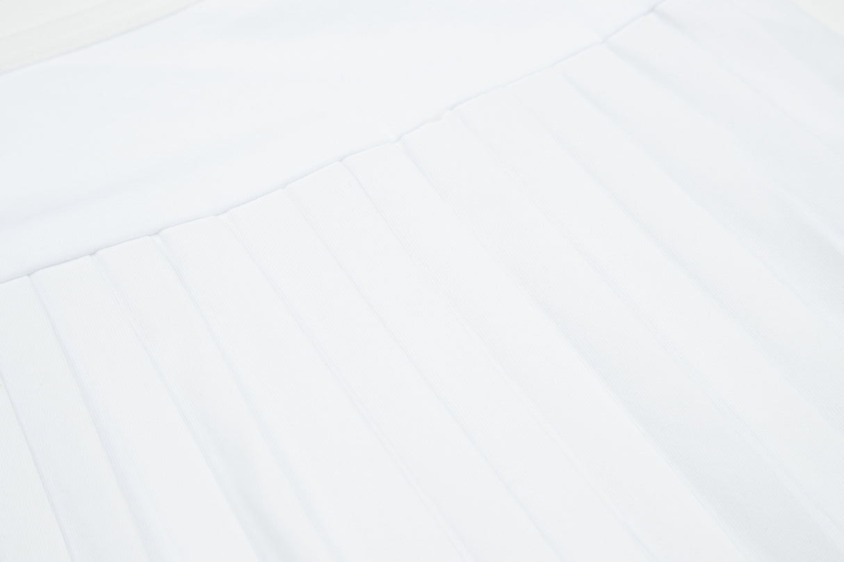MM MINI PLEATS - WHITE. from Mia Mod