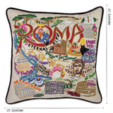 Roma Hand-Embroidered Pillow from Quirks!