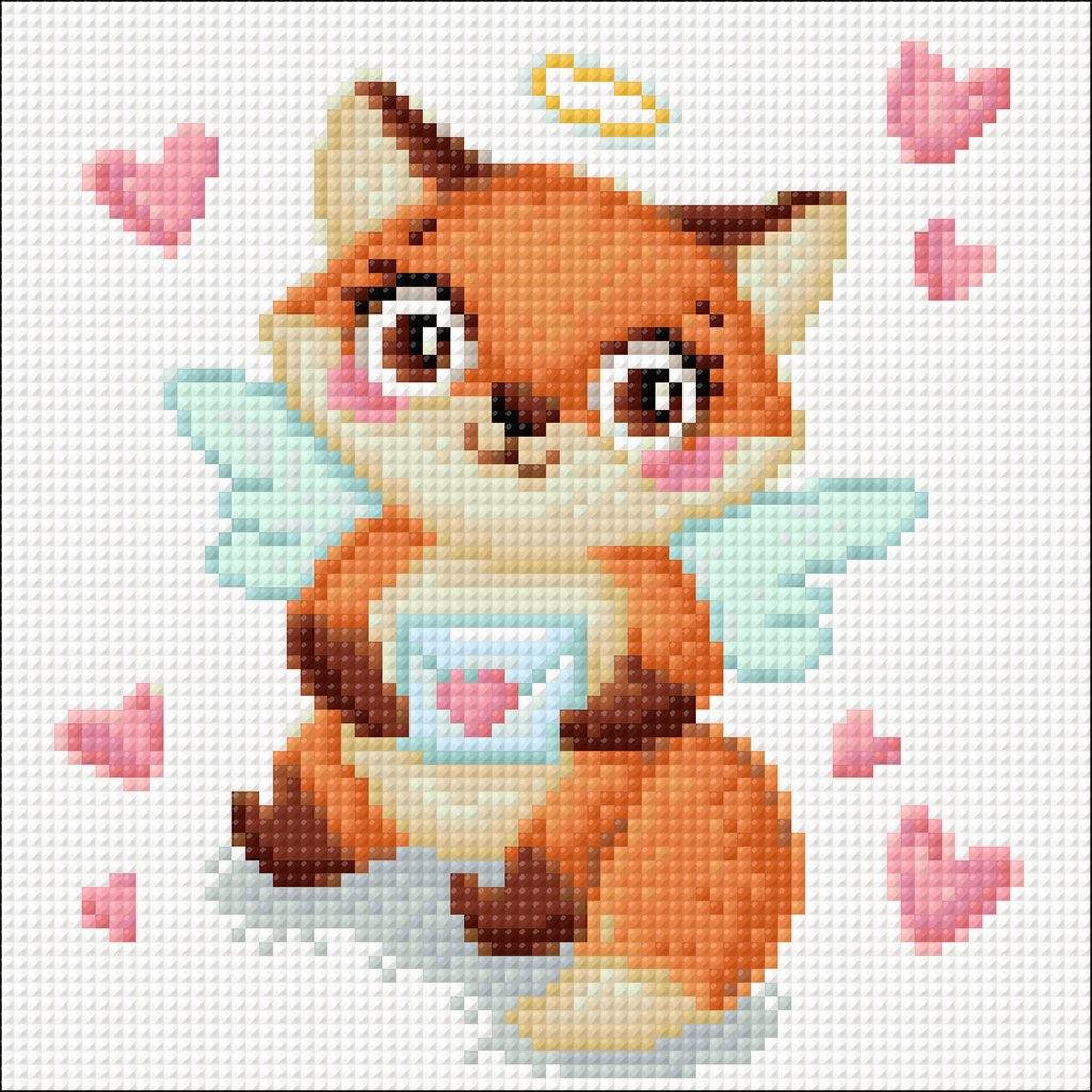 Romantic Fox CS2695 7.9 x 7.9 inches Crafting Spark Diamond Painting Kit from Wizardi