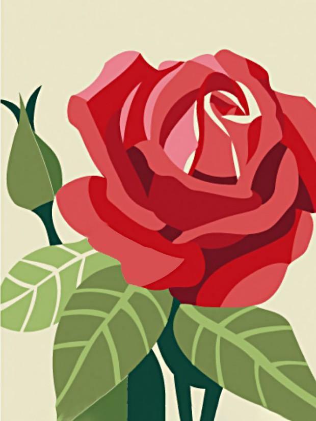 Rose CS305 5.9 x 7.9 inches Crafting Spark Diamond Painting Kit from Wizardi