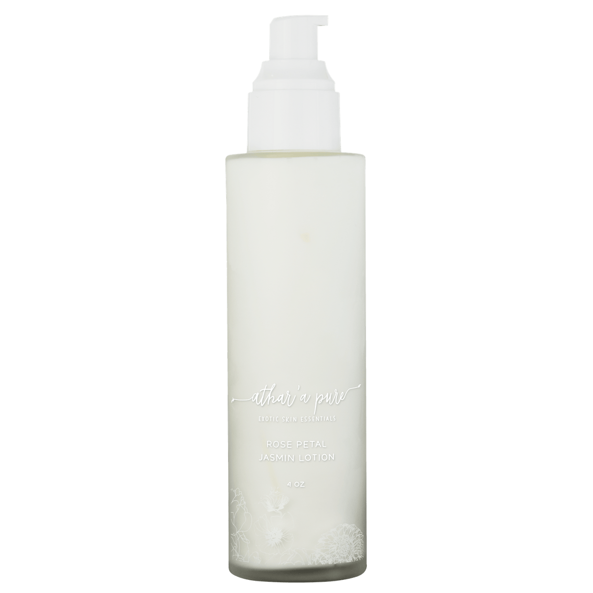 Rose Petal Jasmine Body Lotion (100% Natural, Vegan, Organic) From Athar'a Pure