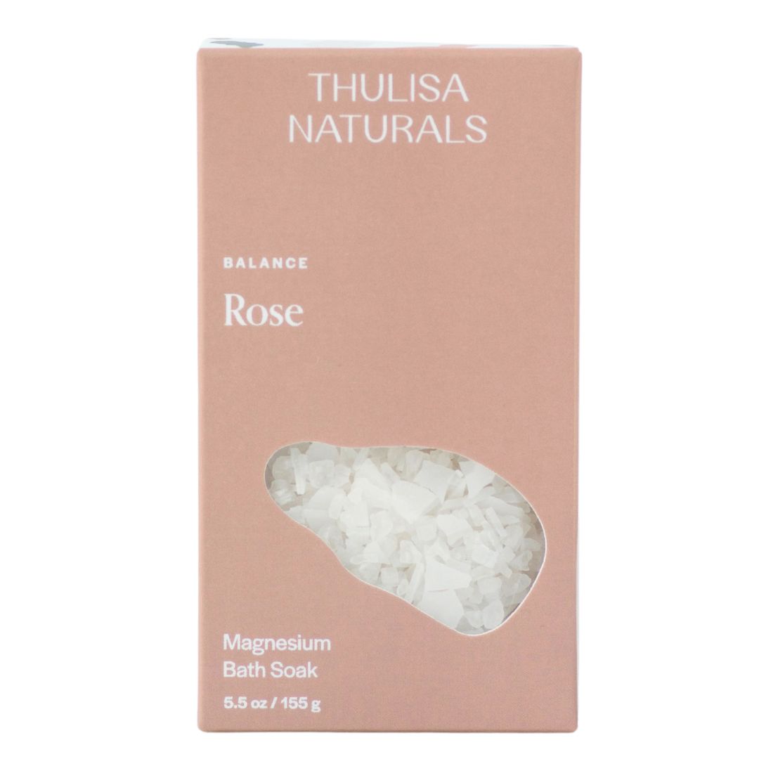 Balancing Rose Magnesium Bath Soak from Thulisa Naturals