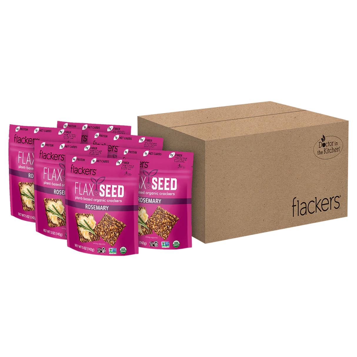 Rosemary Flackers (6-Pack) From Flackers