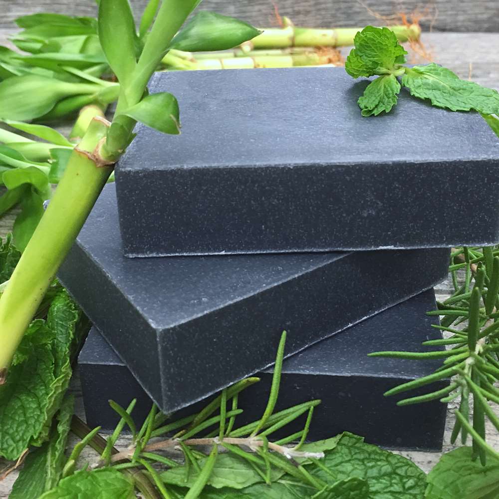 Shampoo Bar: Rosemary Mint Charcoal From Chagrin Valley Soap & Salve