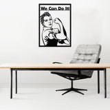 Rosie the Riveter Metal Wall Art from VITAHOME DESIGN LLC