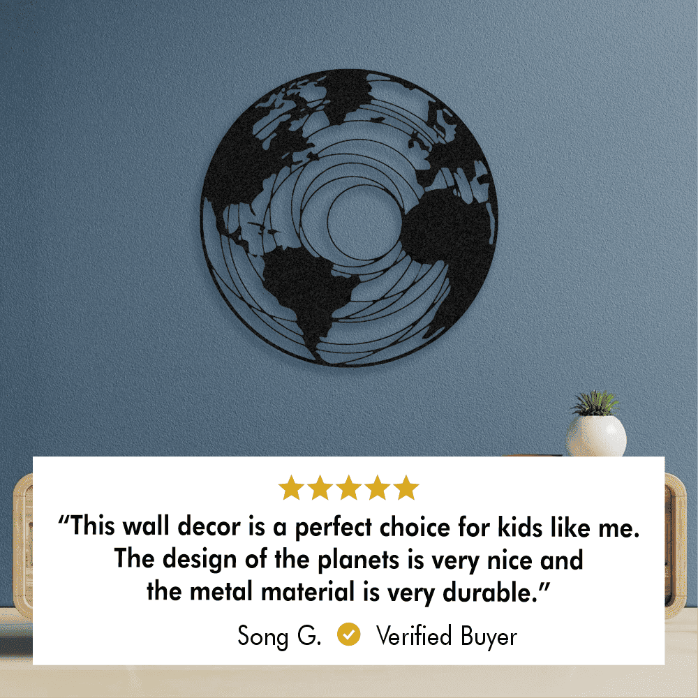 Planet Wall Decor from VITAHOME DESIGN LLC