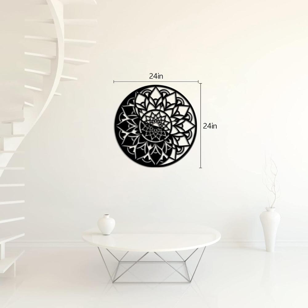 Mandala Yin Yang Wall Art from VITAHOME DESIGN LLC