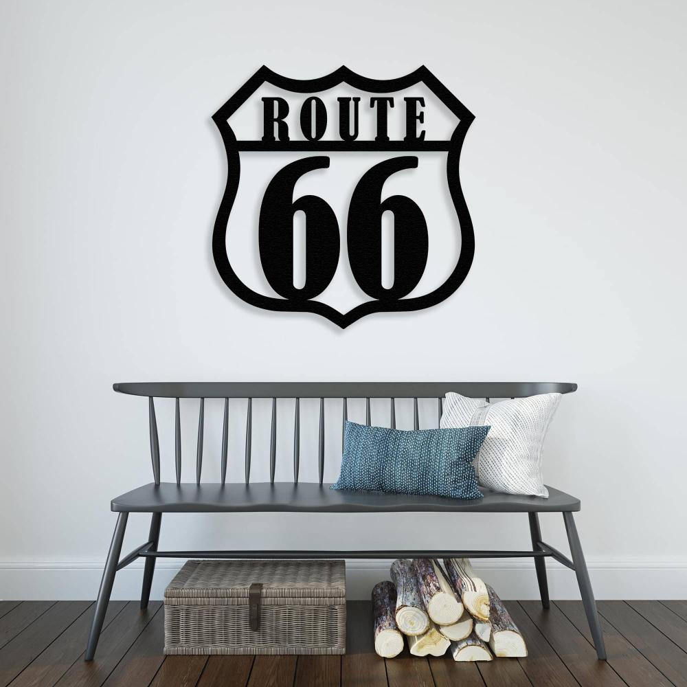 ROUTE 66 Metal Wall Art from VITAHOME DESIGN LLC
