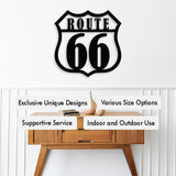 ROUTE 66 Metal Wall Art from VITAHOME DESIGN LLC