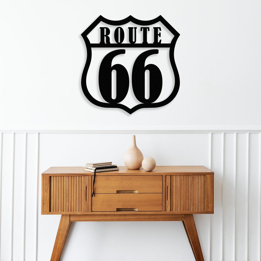 ROUTE 66 Metal Wall Art from VITAHOME DESIGN LLC