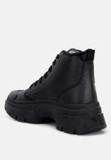 Roxane Chunky Lace Up Boots from London Rag International