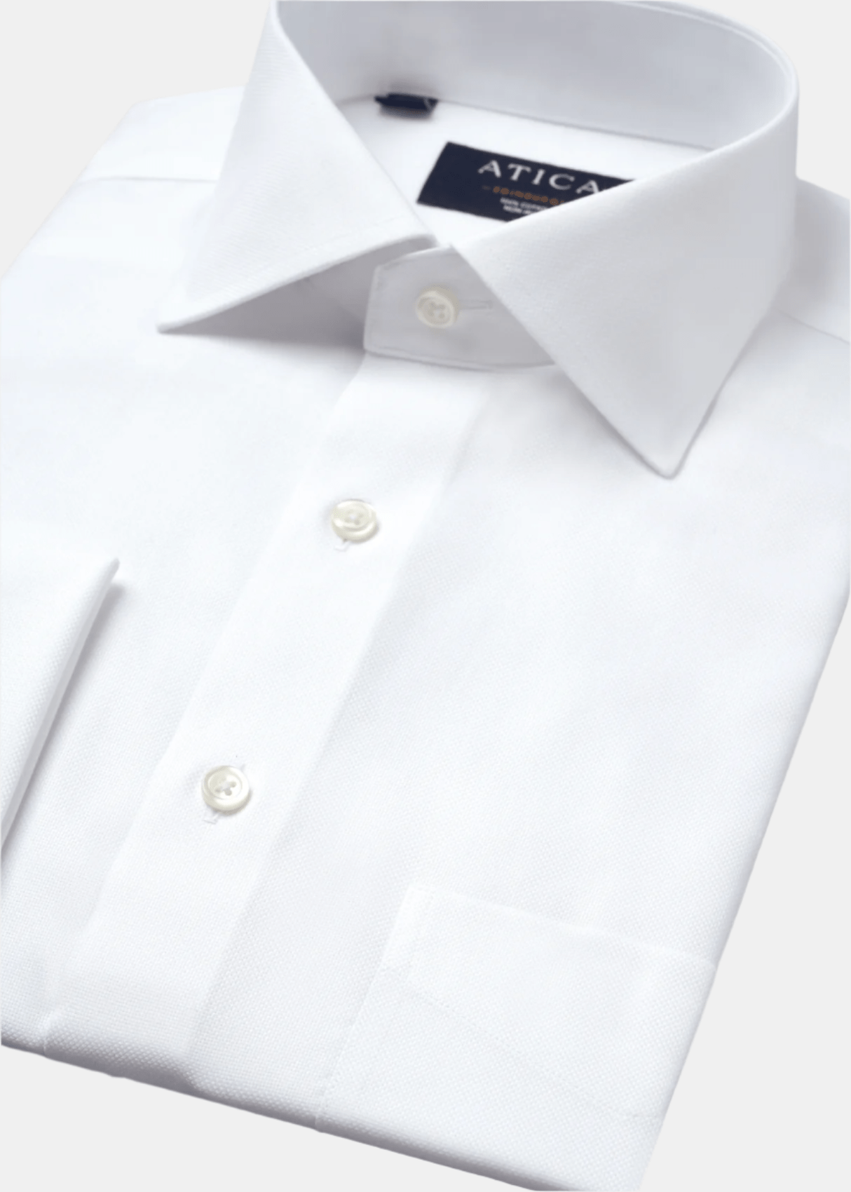 Edinburgh Cufflink White Shirt from Atica Man