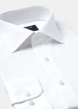 Edinburgh Button Cuff White Shirt from Atica Man