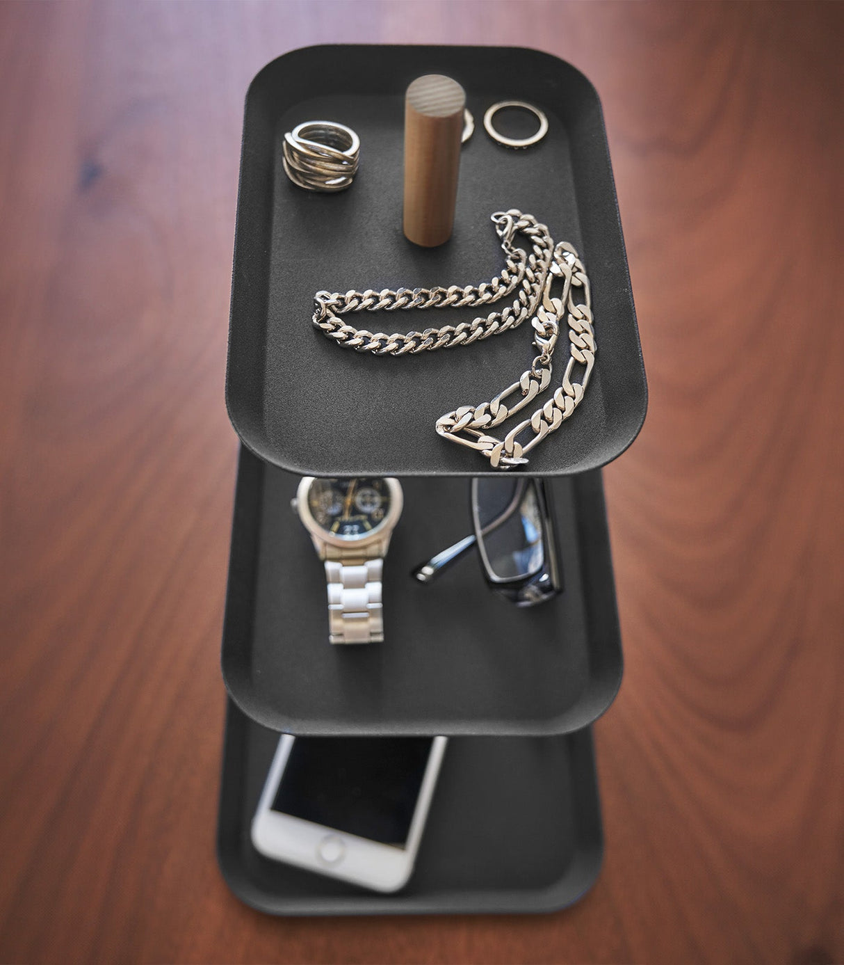 Three-Tier Accessory Tray - Steel from Yamazaki Home