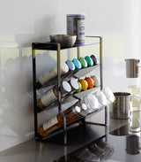 Four-Tier Slim Spice Rack - Steel from Yamazaki Home
