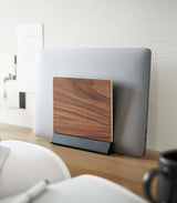 Slim Laptop Stand - Steel + Wood from Yamazaki Home