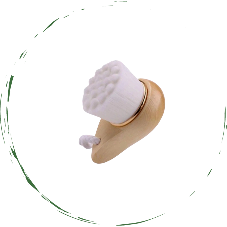 Facial Brush with Bamboo Handle from BeNat