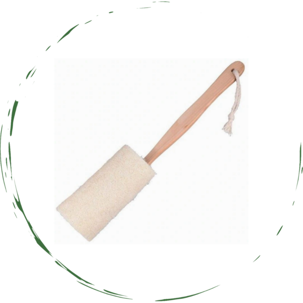Natural Loofah Bath Brush from Choixe
