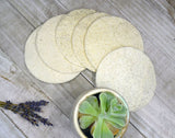 Natural Loofah Pads 5-pcs from BeNat
