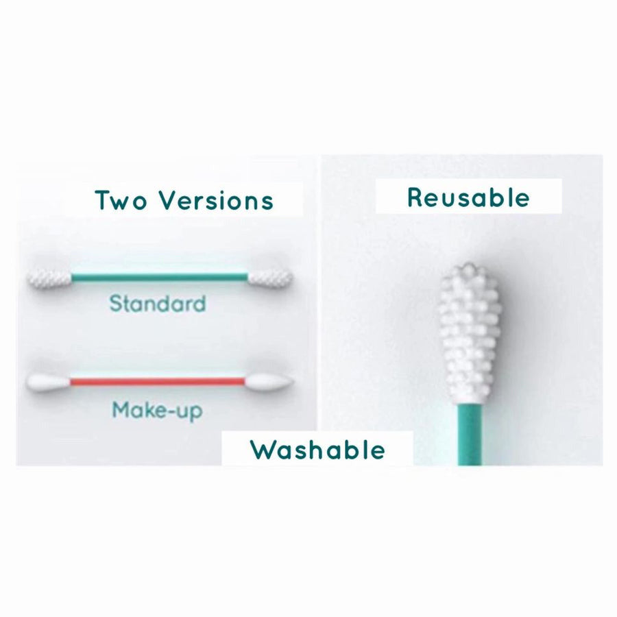 Reusable Silicone Cotton Swab -2 Pack from Choixe