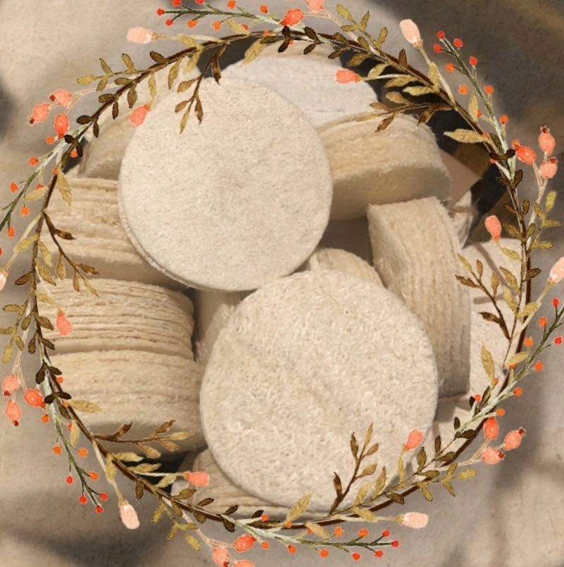 Natural Loofah Pads 5-pcs from BeNat