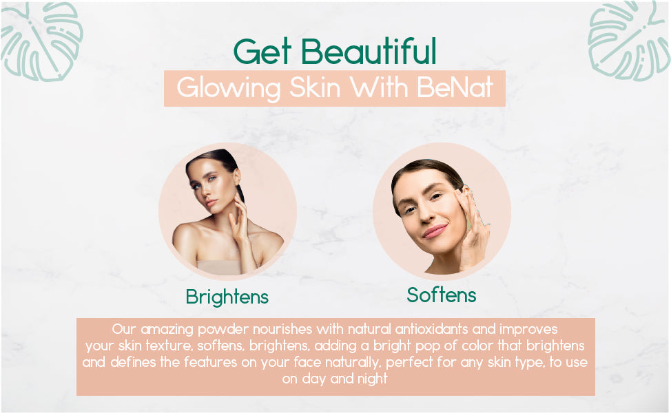 Blush Loose Powder Set from BeNat