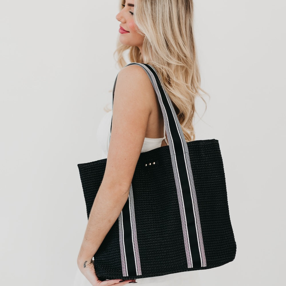 Ruby Raffia Tote Bag from Pretty Simple