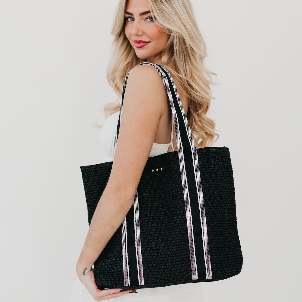 Ruby Raffia Tote Bag from Pretty Simple