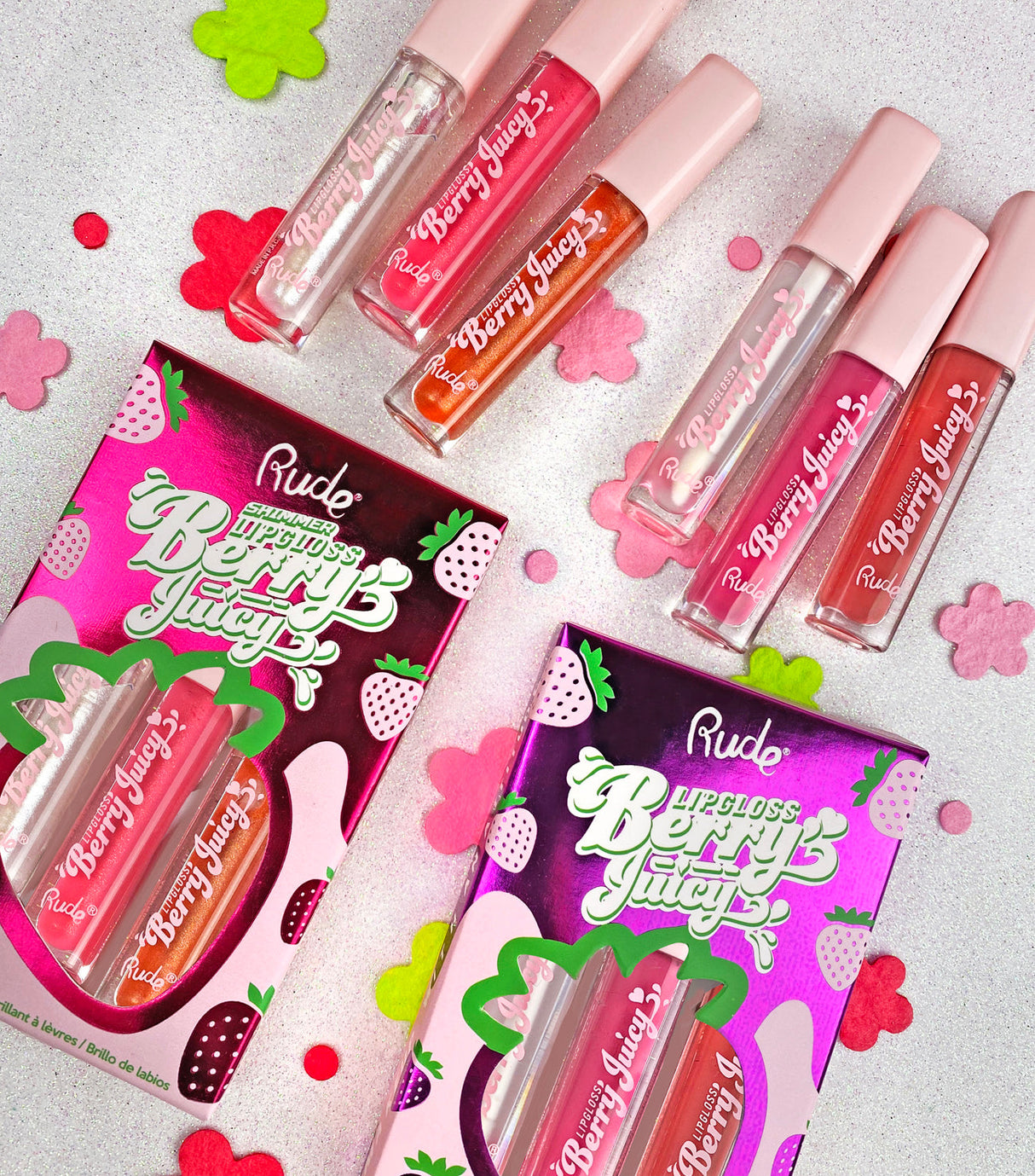 Berry Juicy Lip Gloss Set from Rude Cosmetics