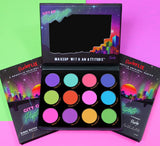 City of Pastel Lights - 12 Pastel Pigment & Eyeshadow Palette From Rude Cosmetics