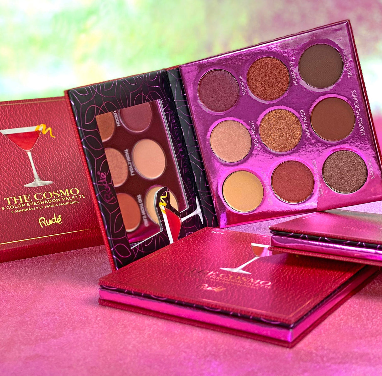 Cocktail Party 9 Eyeshadow Palette - The Cosmo From Rude Cosmetics