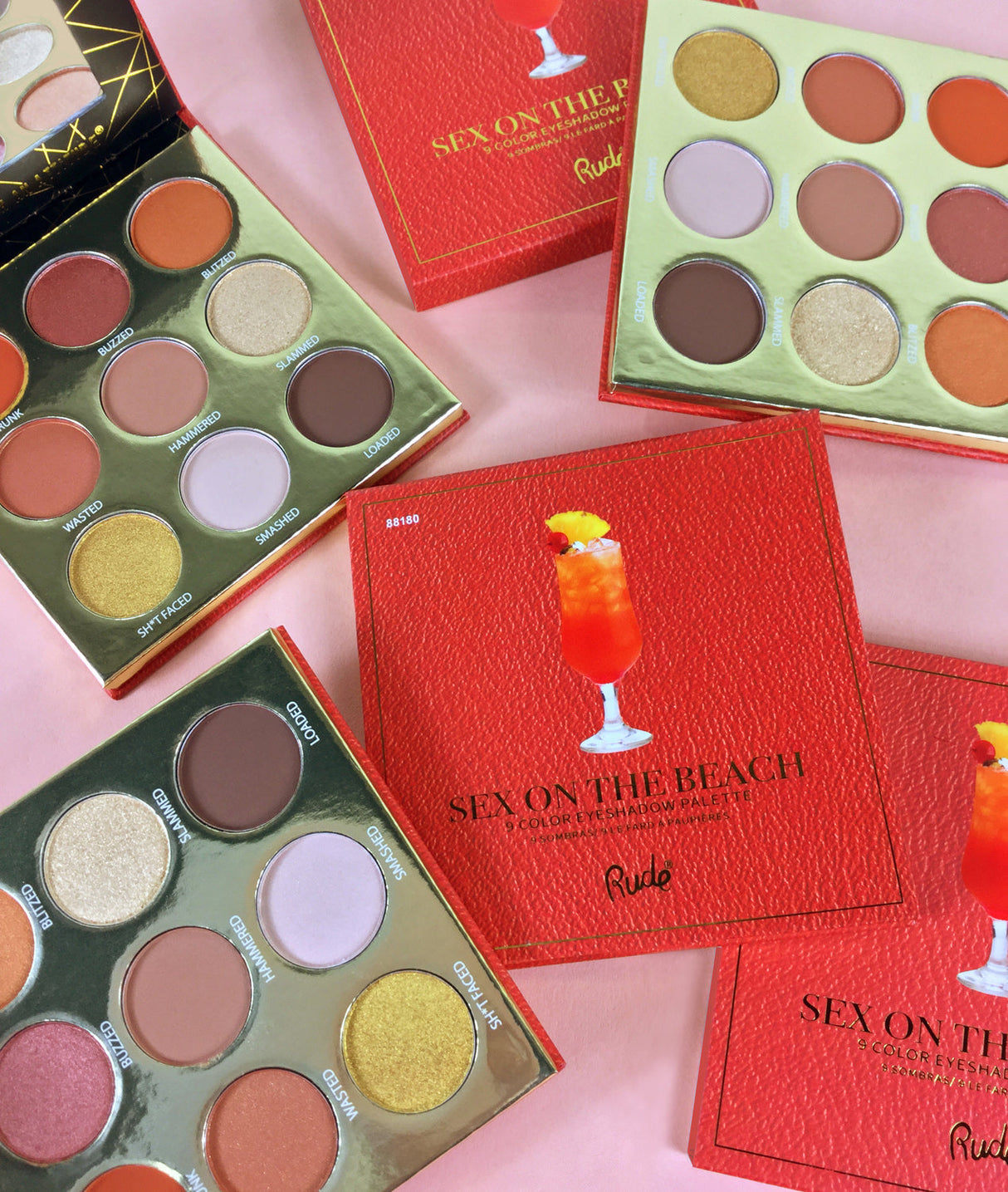 Cocktail Party 9 Eyeshadow Palette - Sex on The Beach From Rude Cosmetics