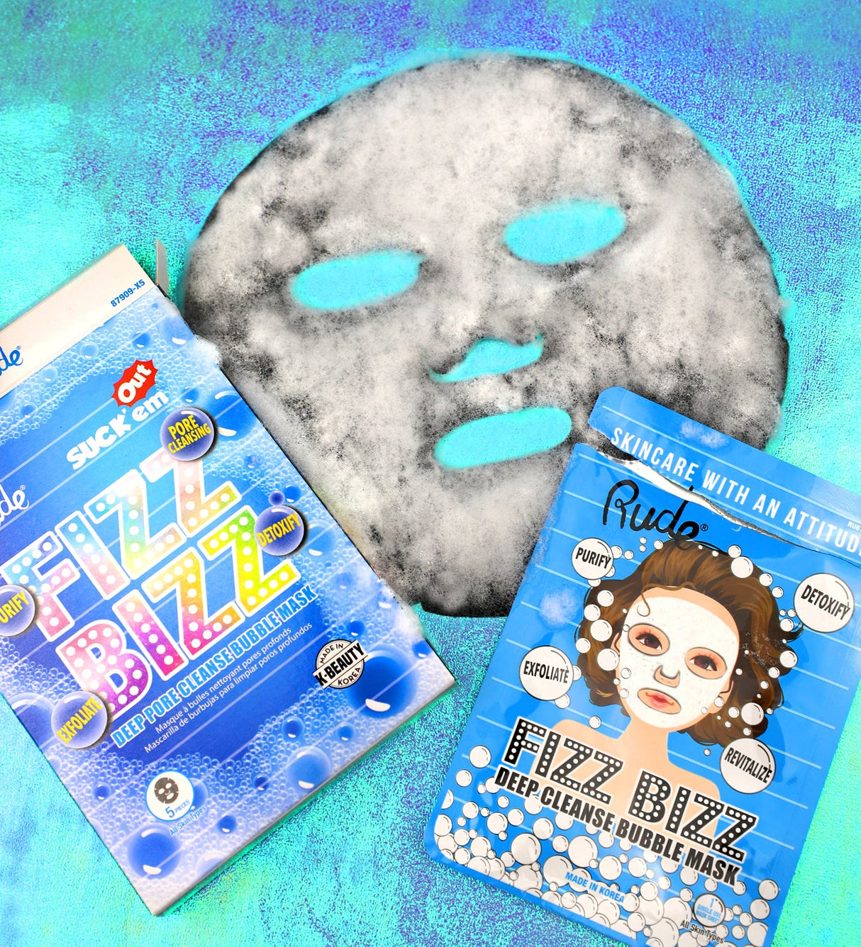 Fizz Bizz Cleanse Bubble Mask from Rude Cosmetics