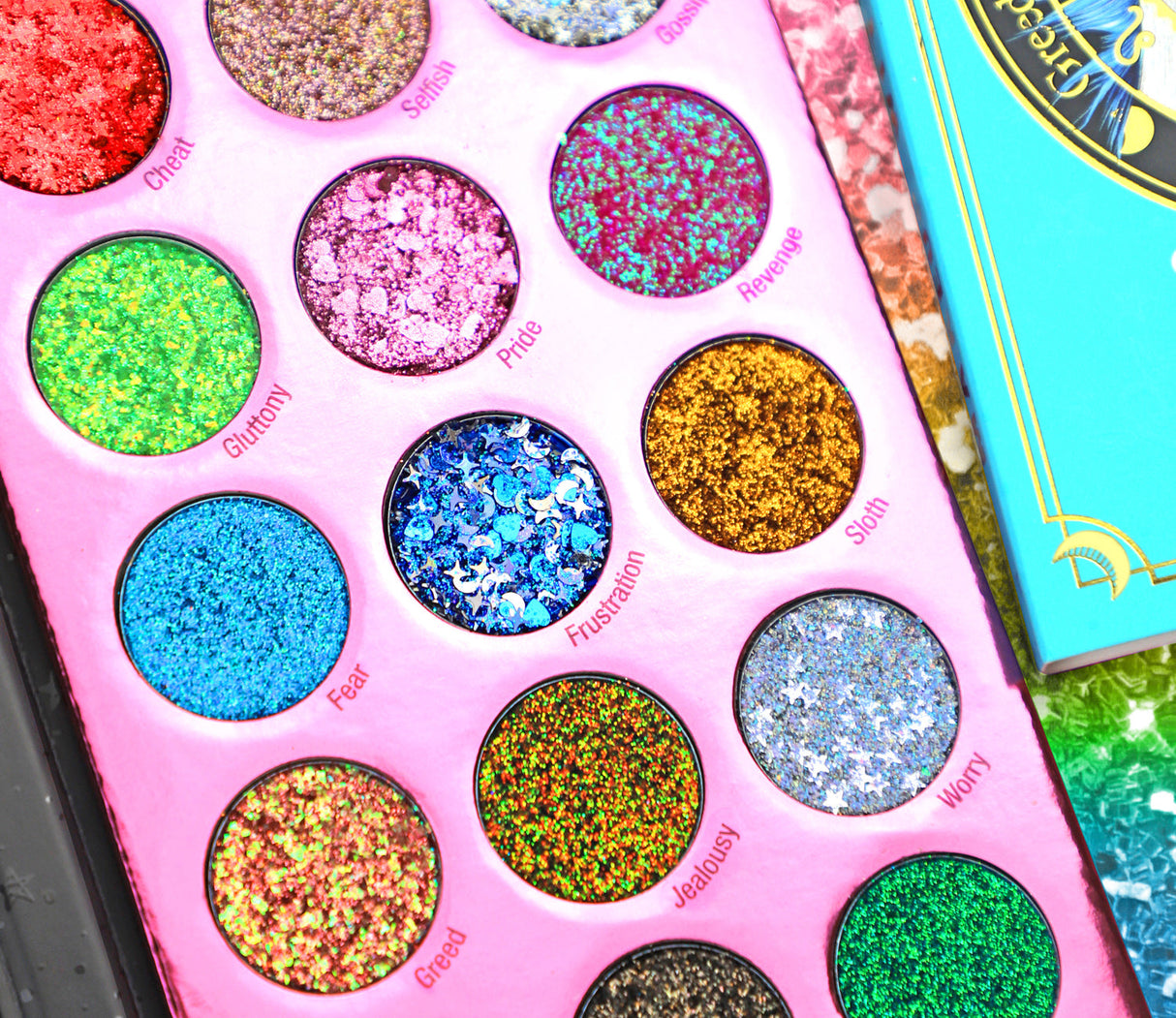 Sin of Glittony Glitter Palette from Rude Cosmetics