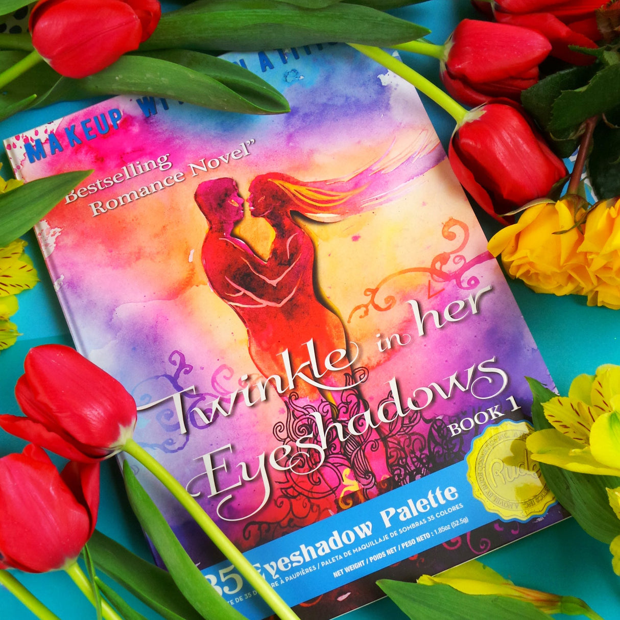 Twinkle In Her Eyeshadows 35 Eyeshadow Palette - Book 1 from Rude Cosmetics