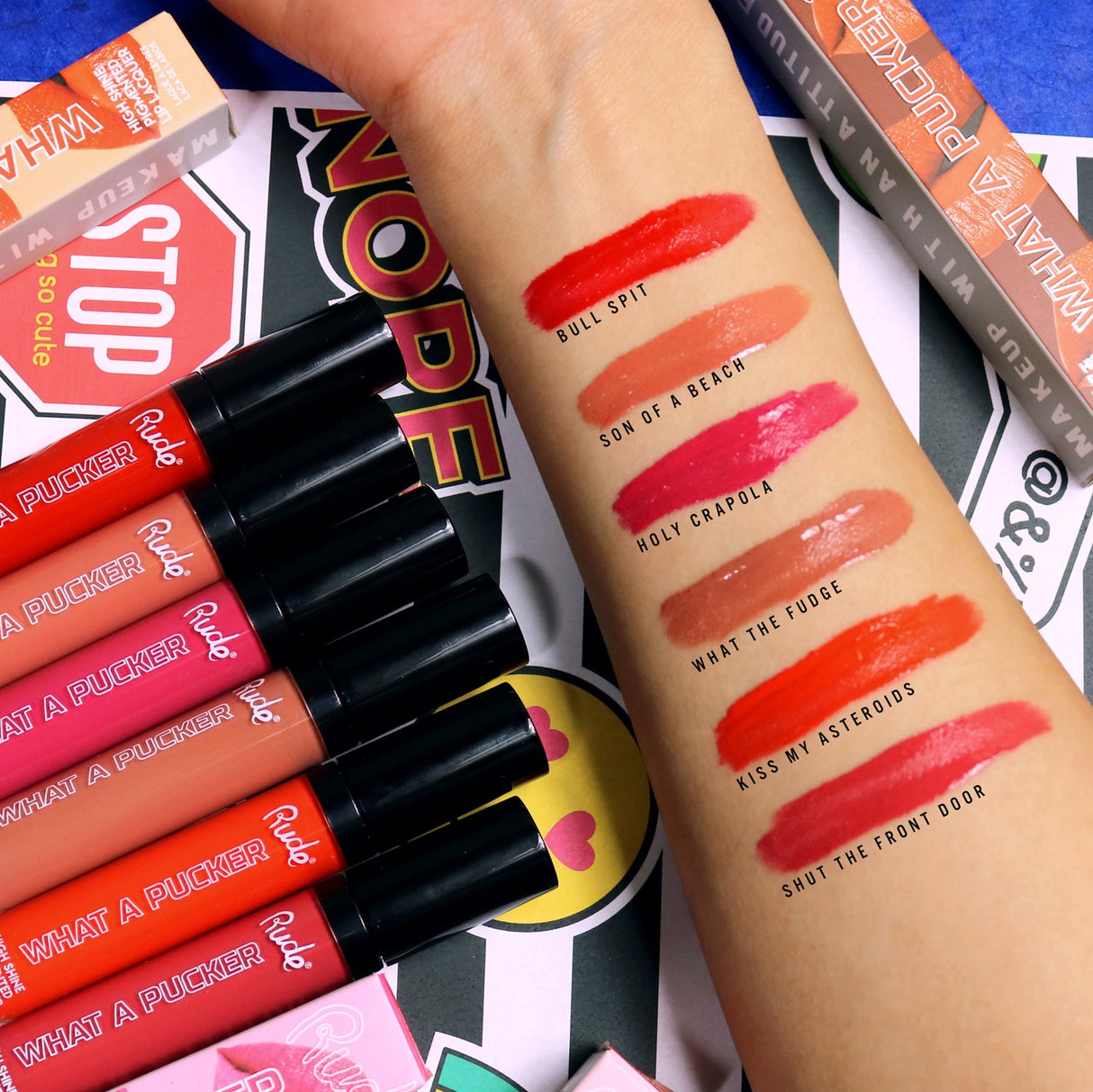 What A Pucker Lip Lacquer from Rude Cosmetics