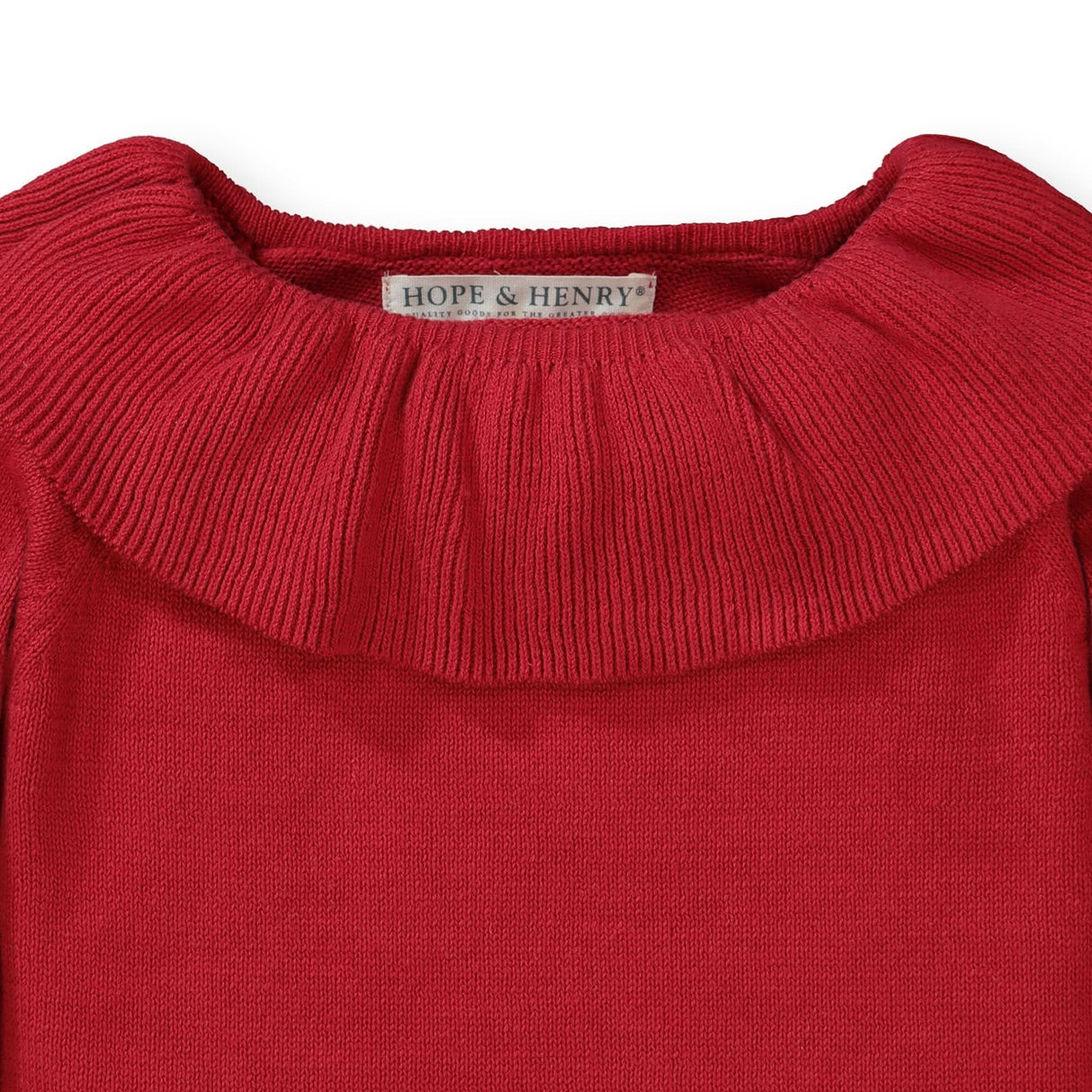 Organic Ruffle Collar Sweater - Baby from Hope & Henry
