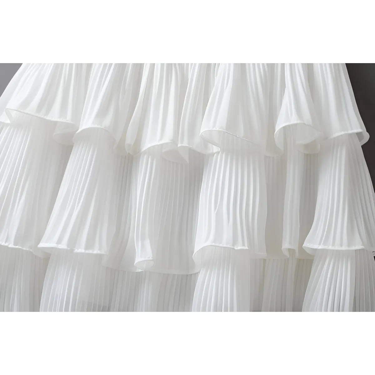 Boho Ruffle Mini Skirt With Elastic Waist from Kawaii Stop