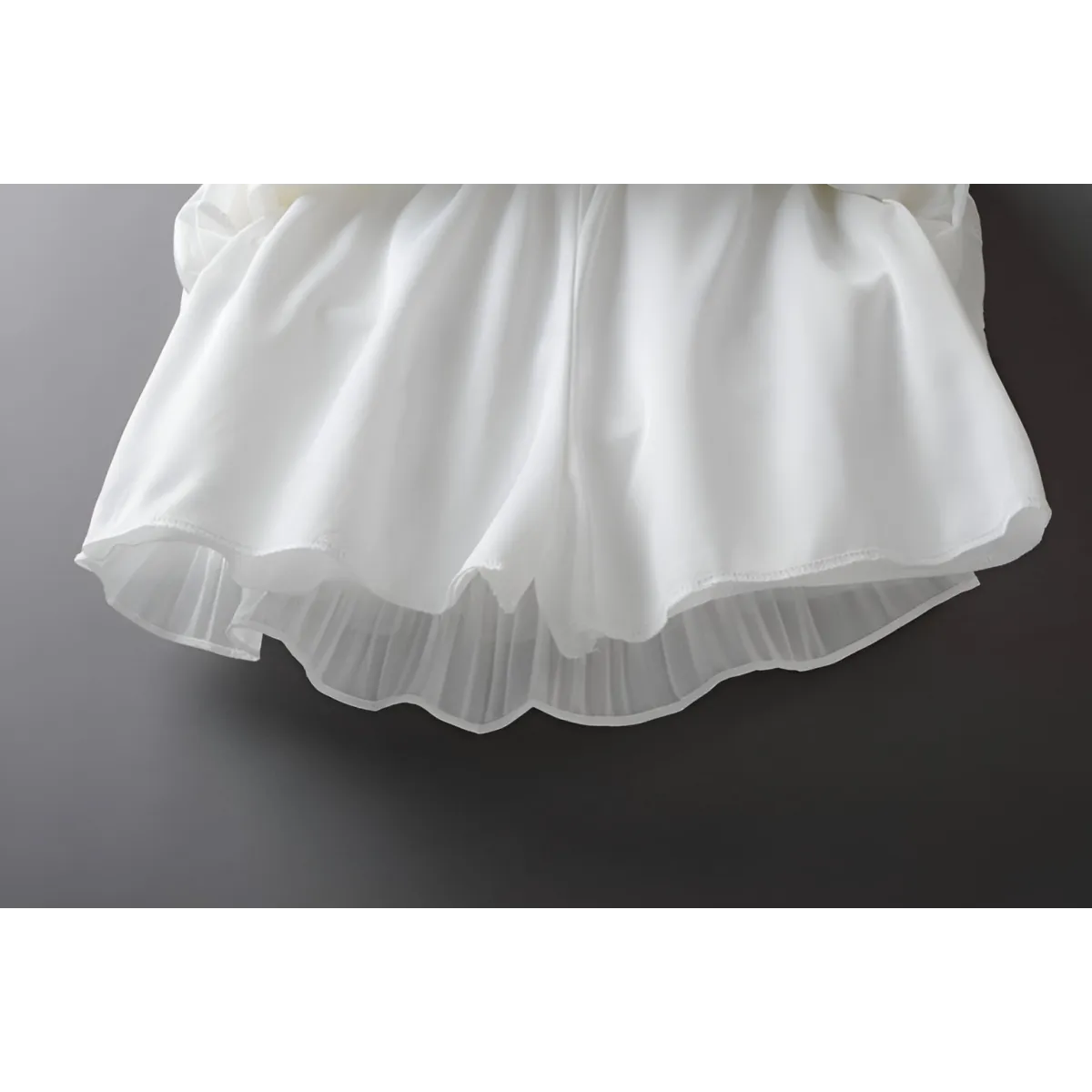 Boho Ruffle Mini Skirt With Elastic Waist from Kawaii Stop