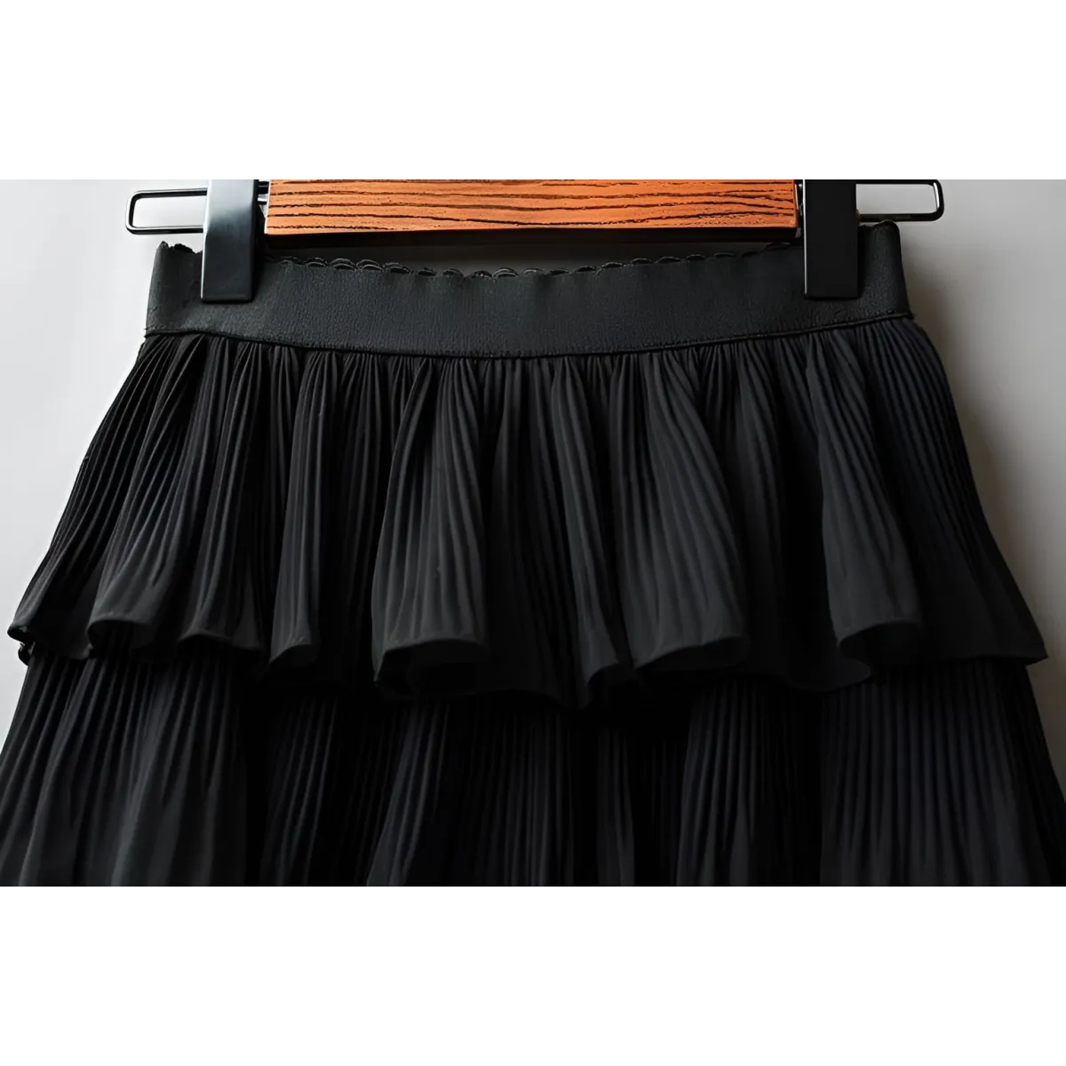 Boho Ruffle Mini Skirt With Elastic Waist from Kawaii Stop