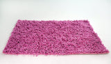 Tache Cotton Chenille Hot Pink Shag Area / Bathroom Rug (MATP) from Tache Home Fashion
