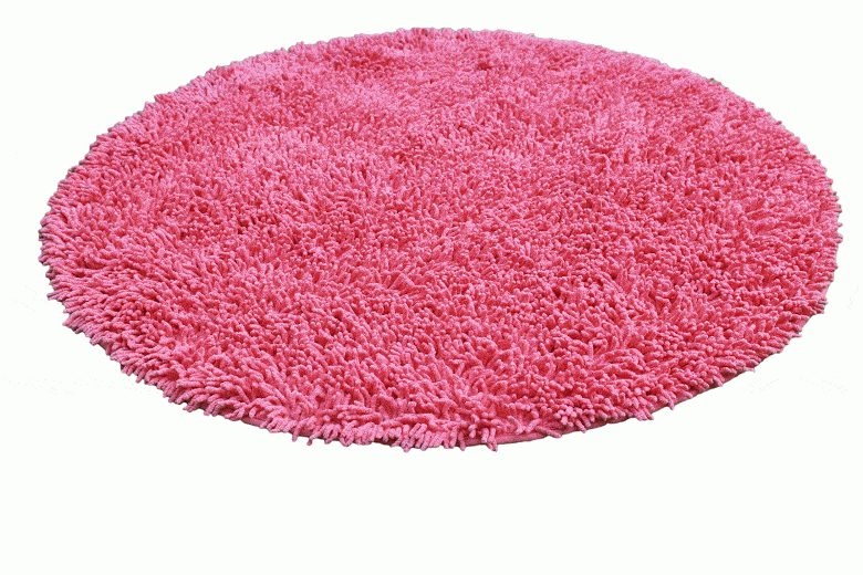 Tache Cotton Chenille Hot Pink Shag Area / Bathroom Rug (MATP) from Tache Home Fashion