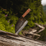 Rustic Hand Forged Serbian Cleaver From TheCookingGuild