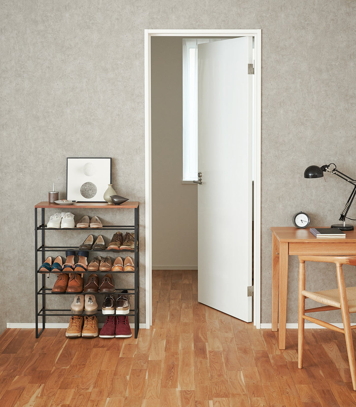Six-Tier Shoe Rack (34" H)  - Steel from Yamazaki Home