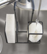 Faucet-Hanging Sponge & Brush Holder - Steel from Yamazaki Home