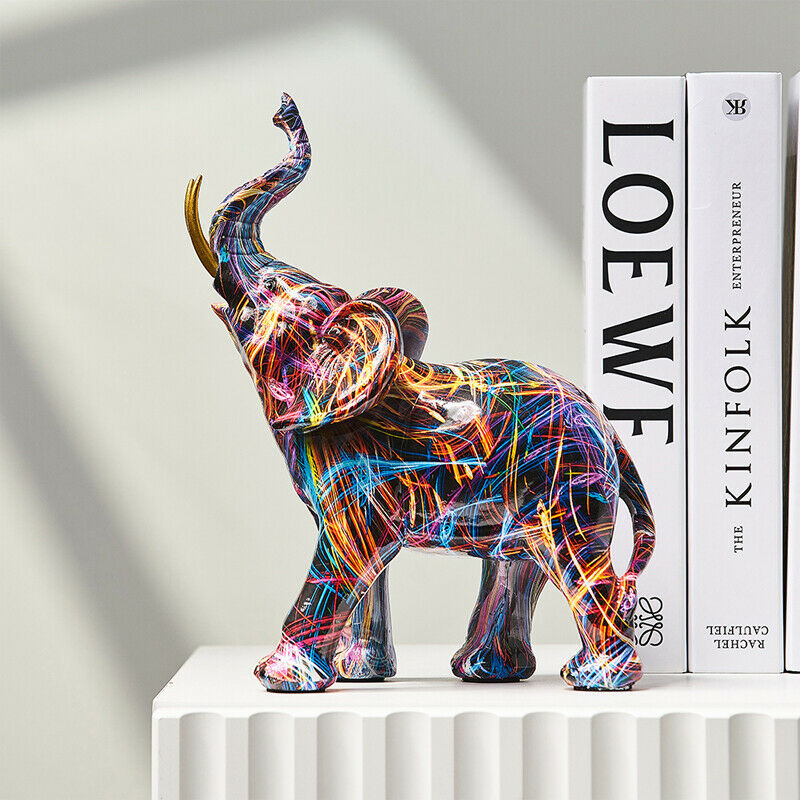 Creative Graffiti Elephant Figurine from Moderny