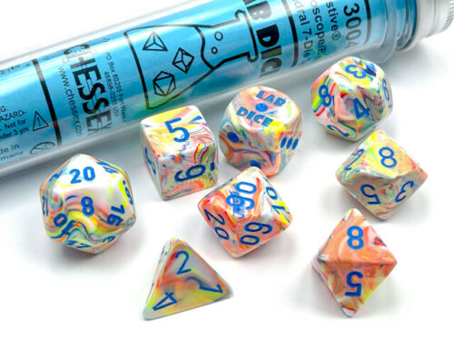 CHESSEX: POLYHEDRAL LAB DICE DICE SETS From PunkOuter Games