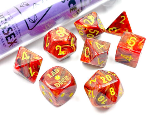 CHESSEX: POLYHEDRAL LAB DICE DICE SETS From PunkOuter Games